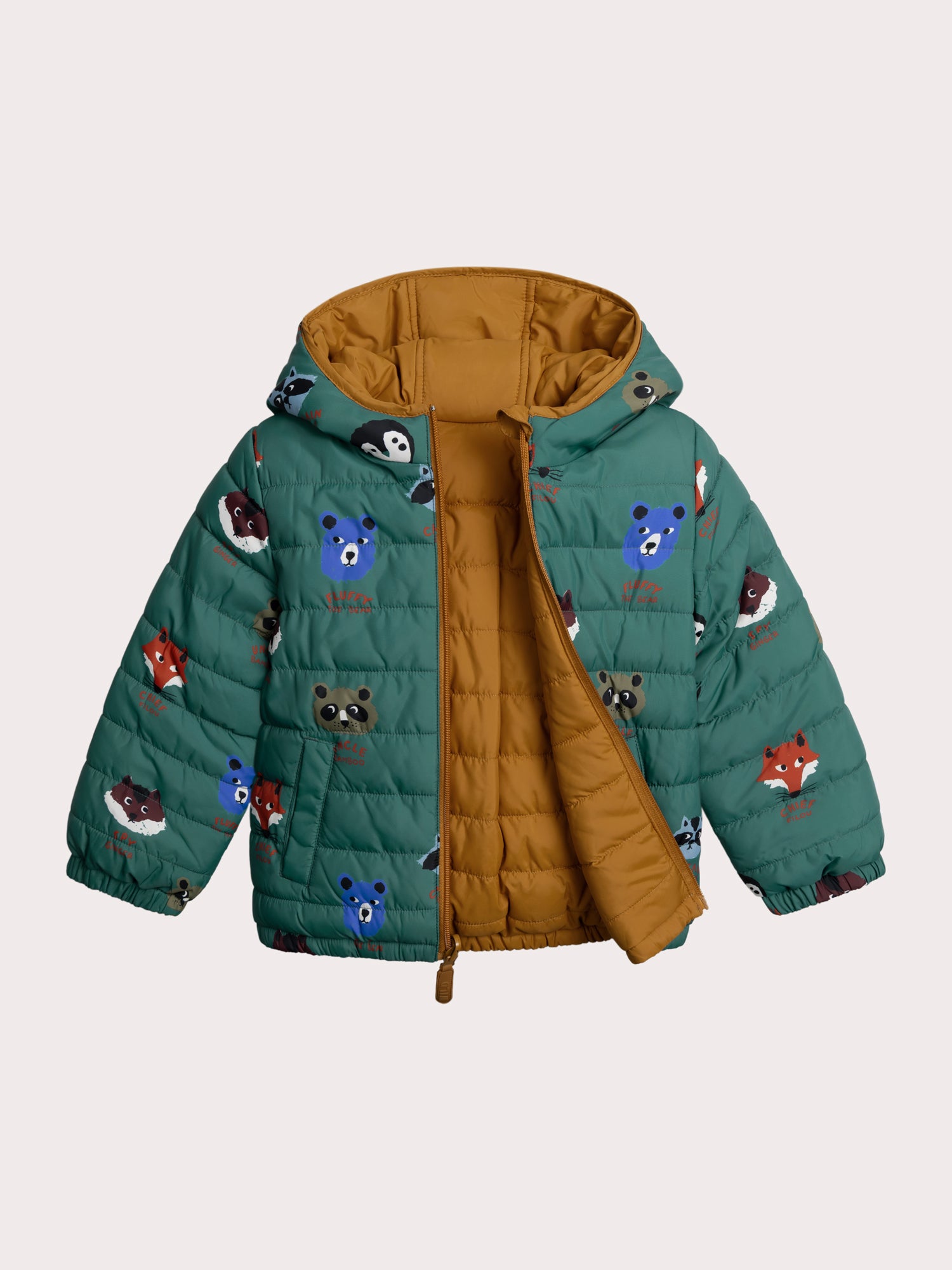Chaqueta Reversible Impresa