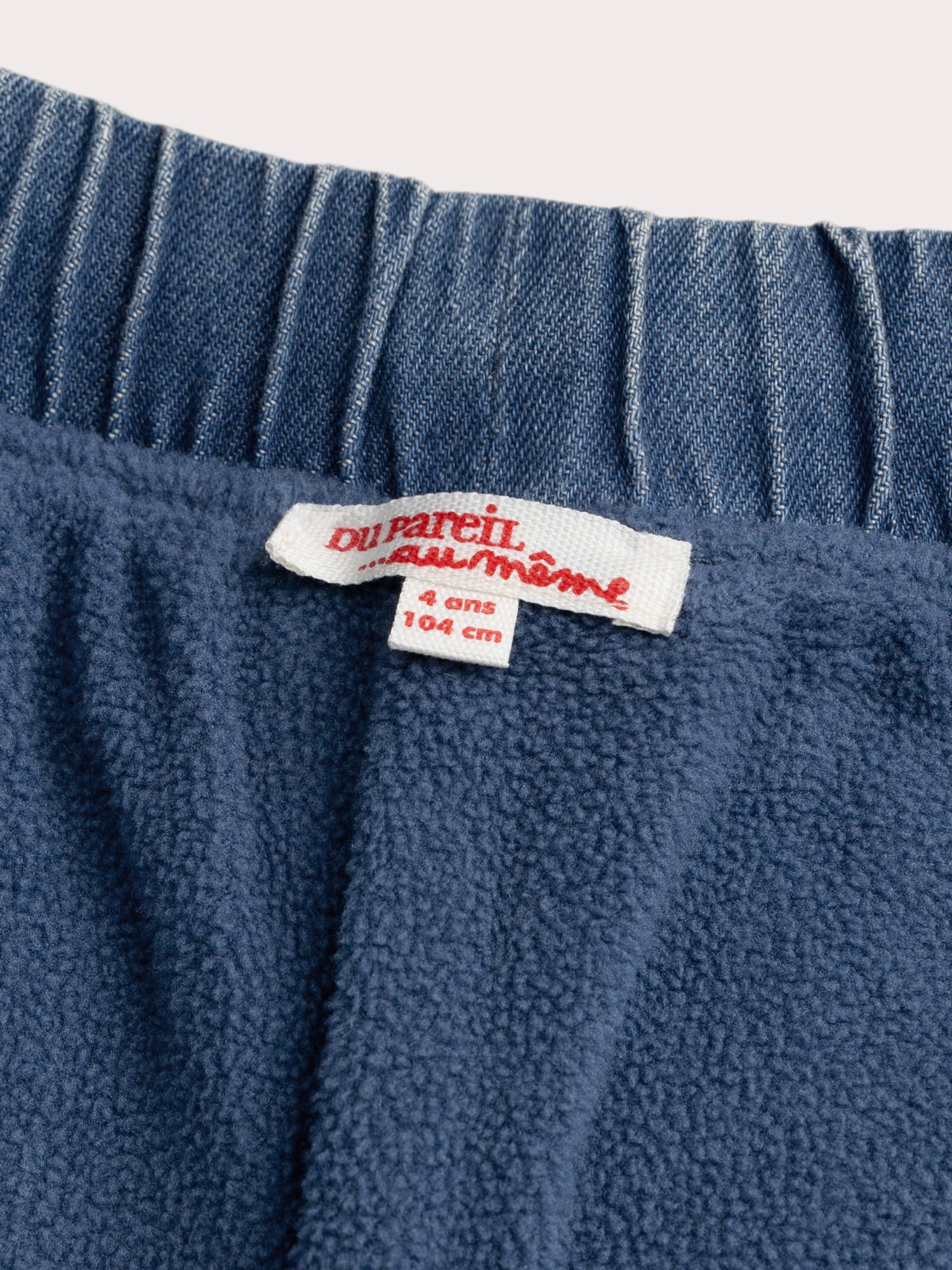 Pantalon en denim avec empiècements