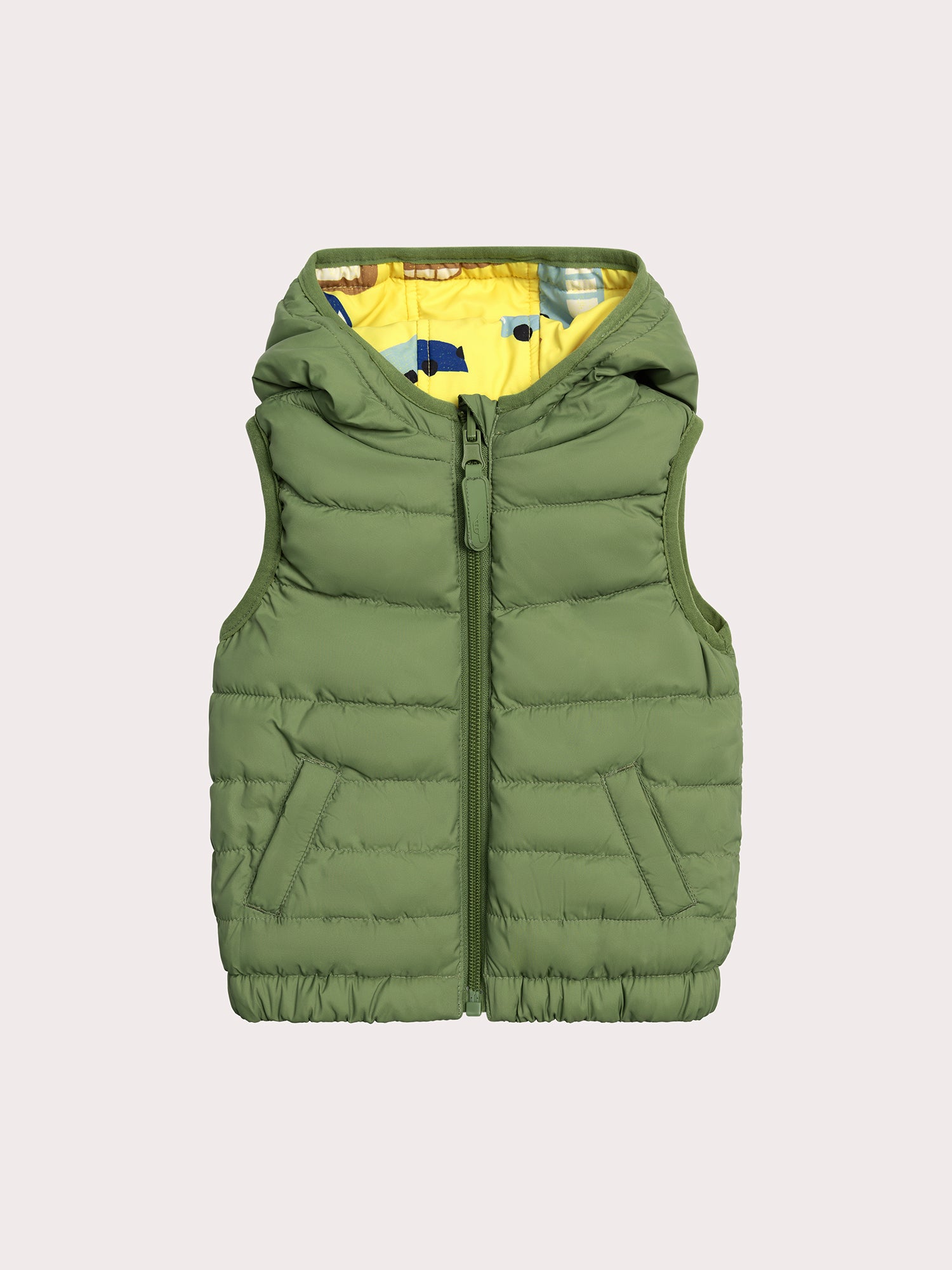 Chaleco Reversible Kaki para Bebé Niño