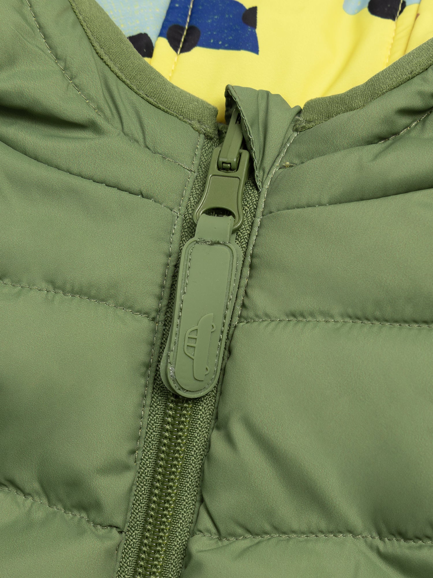 Chaleco Reversible Kaki para Bebé Niño