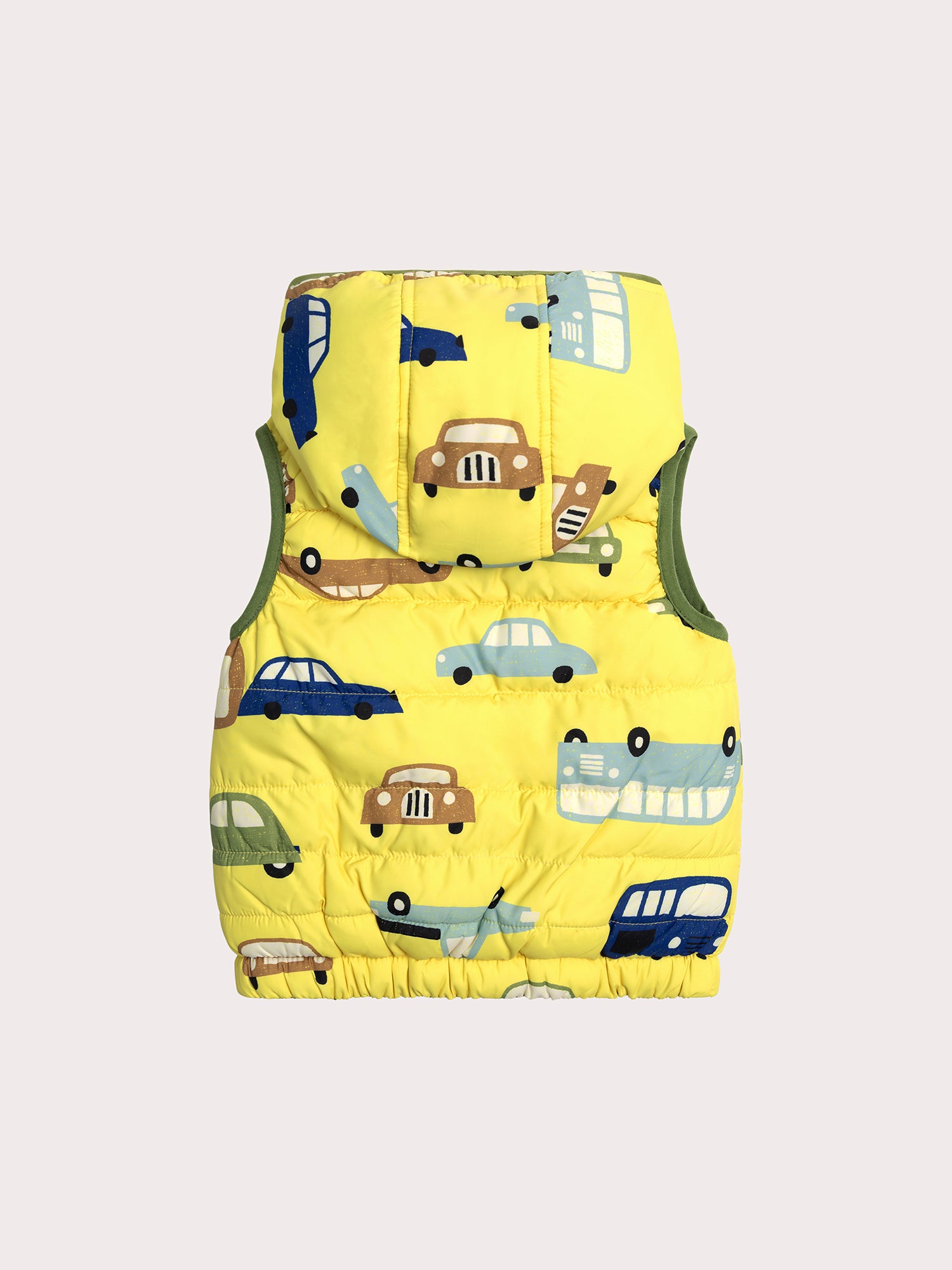 Chaleco Reversible Kaki para Bebé Niño