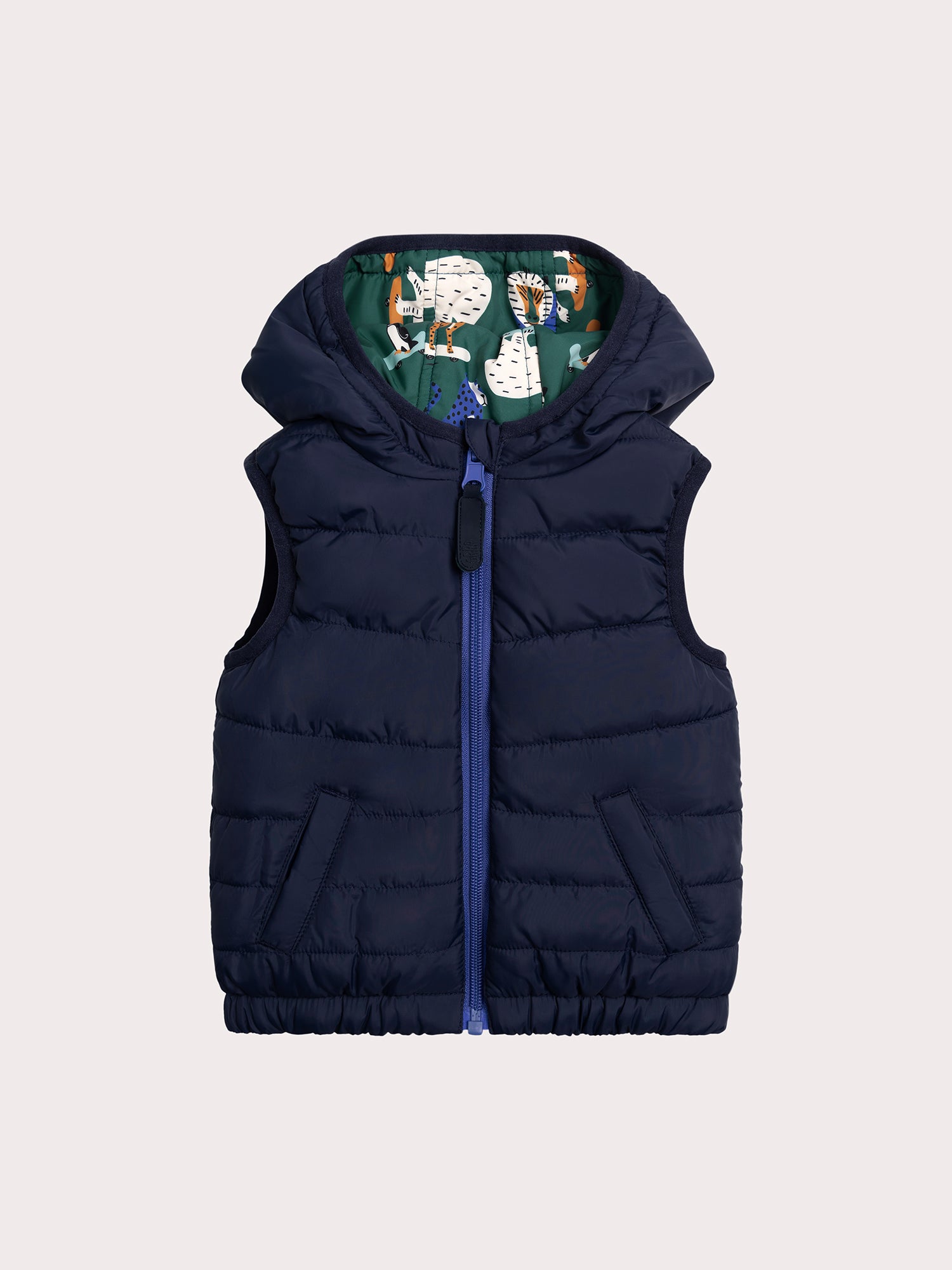 Chaleco Reversible Marino para Bebé Niño