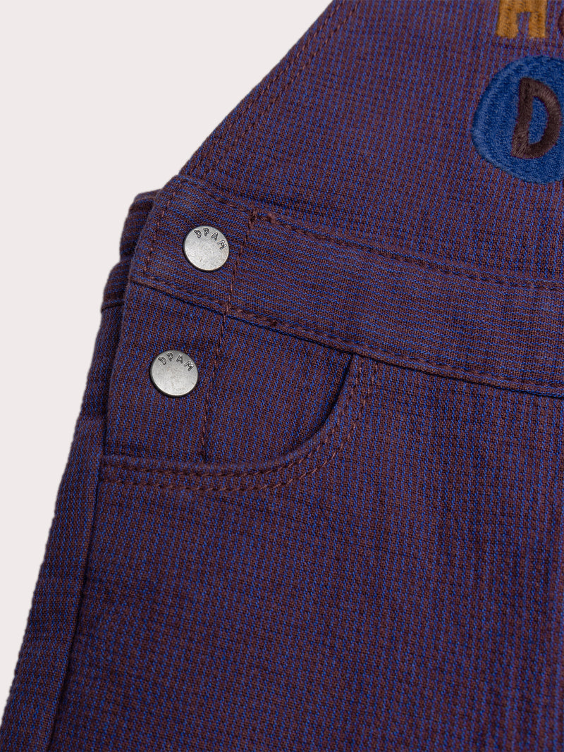 Pantalón Suspenders Marrón para Bebé Niño