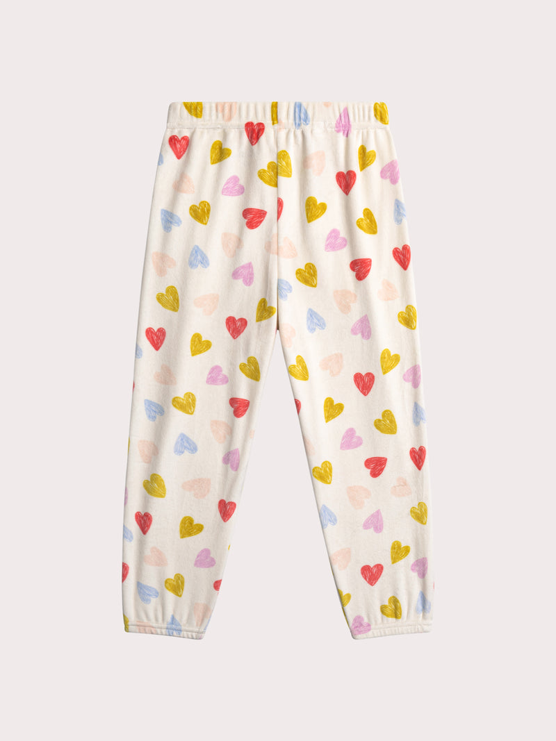 Pijama de corazón para chicas