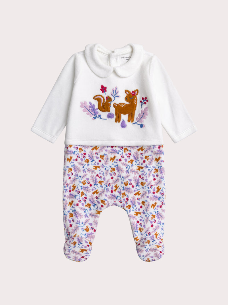 Mameluco de otoño para bebé niña