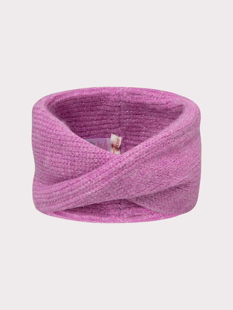 Snood Violeta con Brillos para Bebé Niña