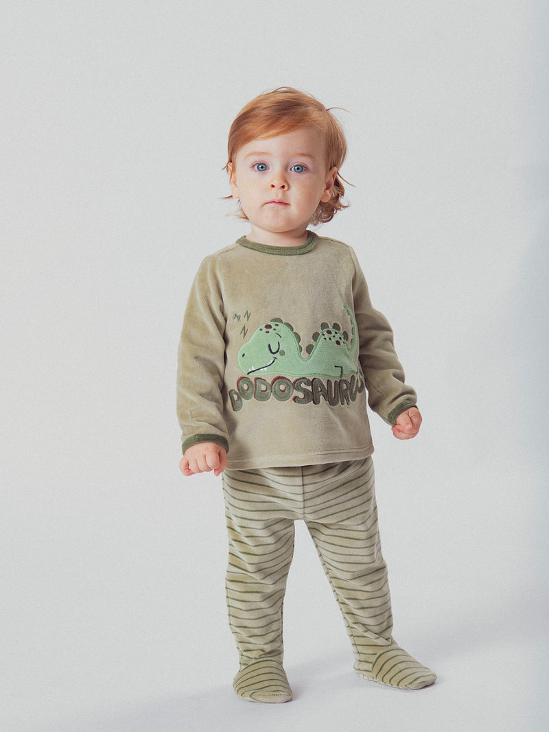 Pijamas de dinosaurio para bebé niño