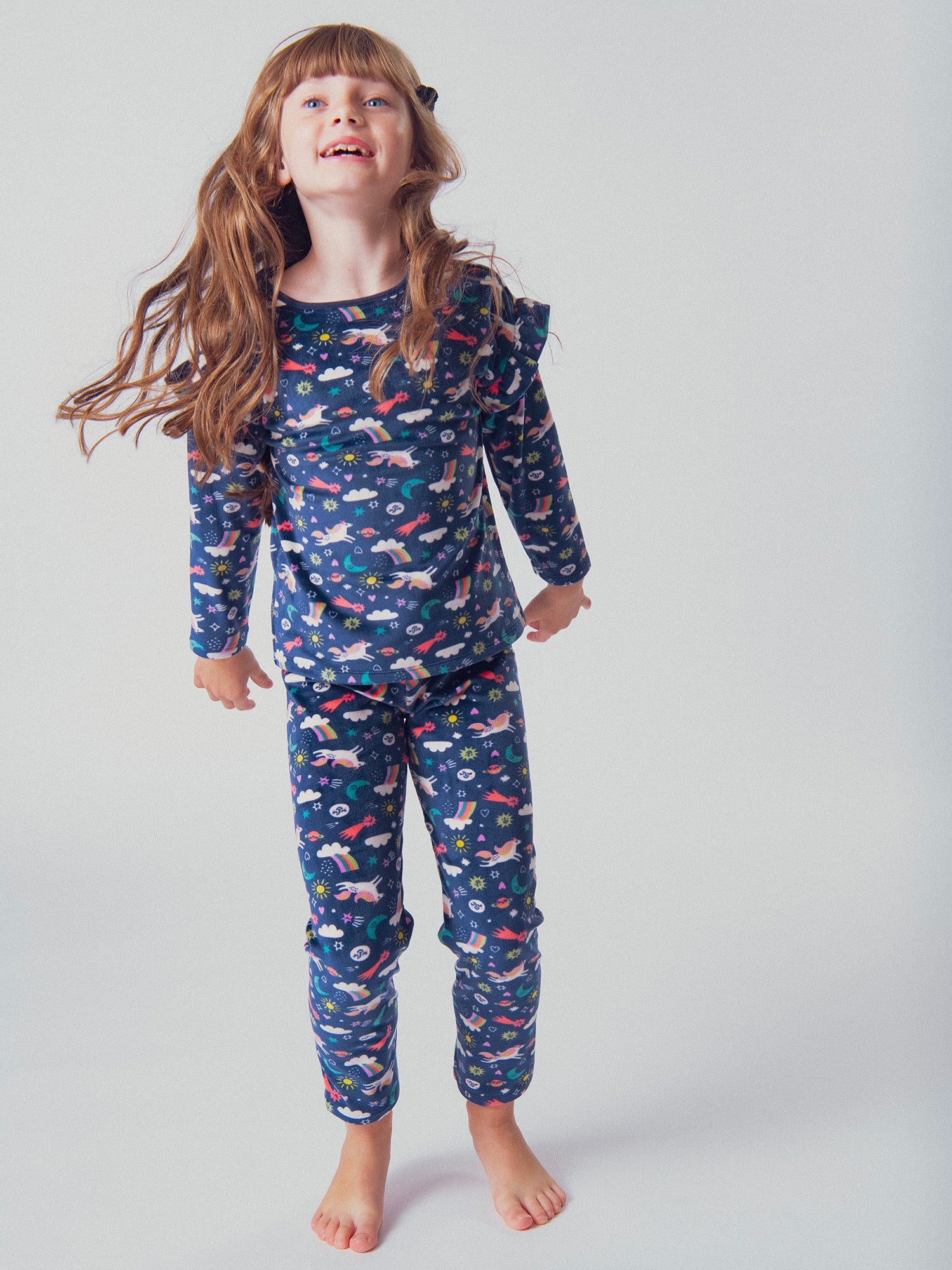 Pijama de unicornio para chicas