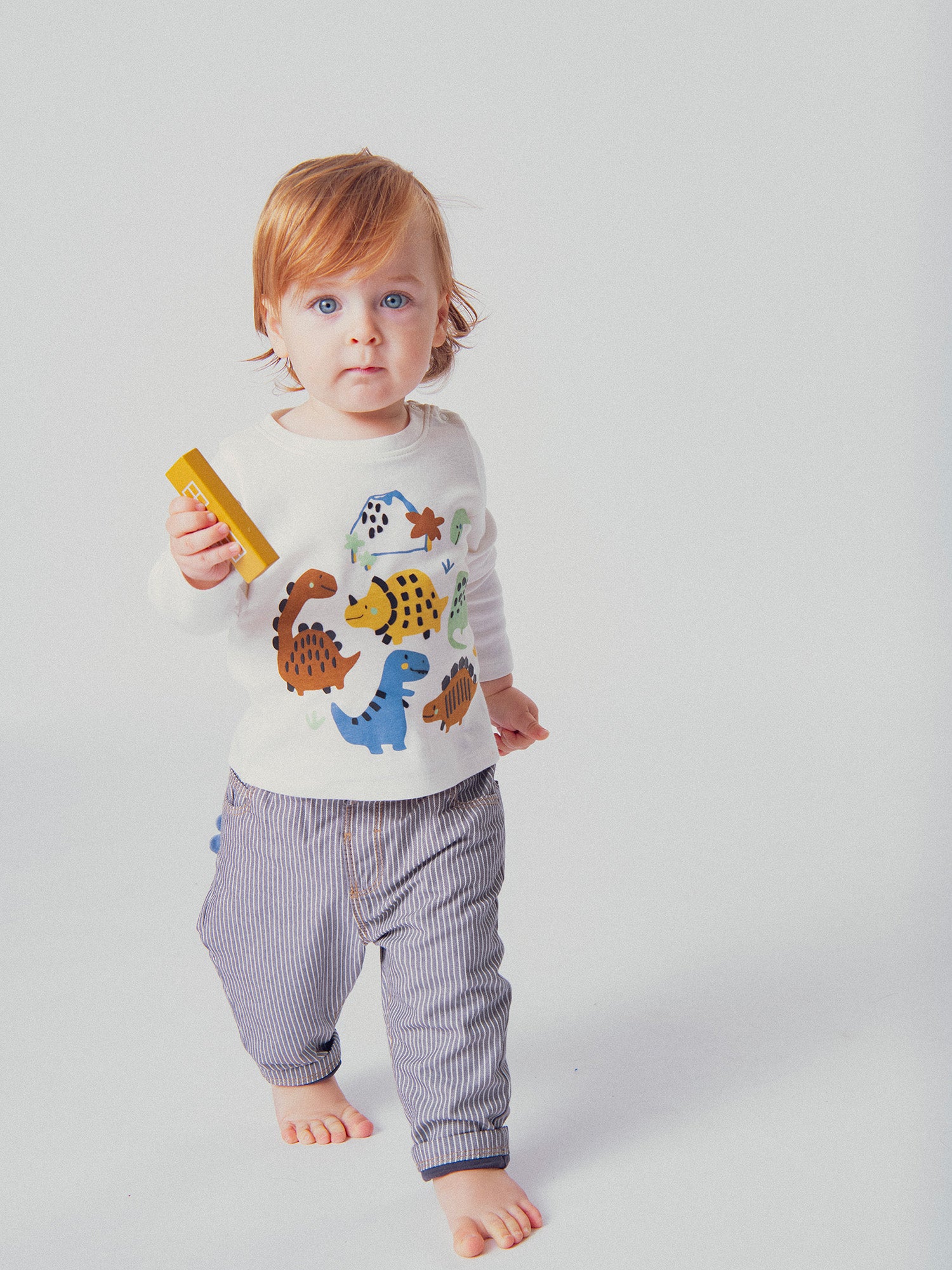 Camiseta de dinosaurio para bebé niño