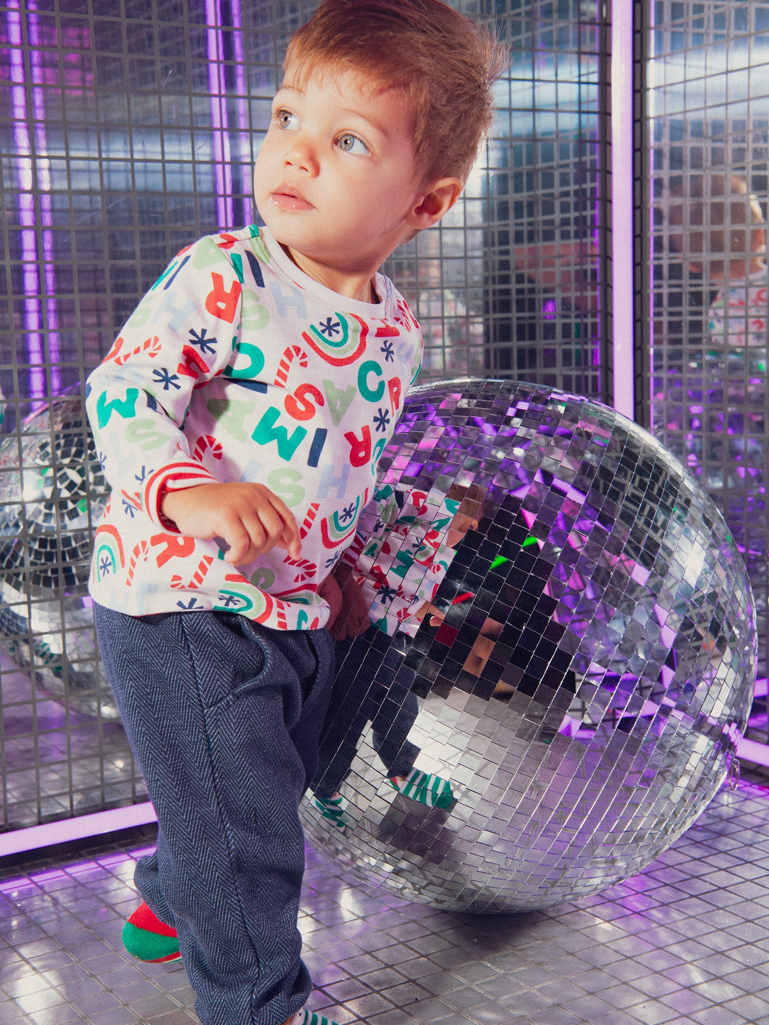 Sudadera navideña para bebé niño