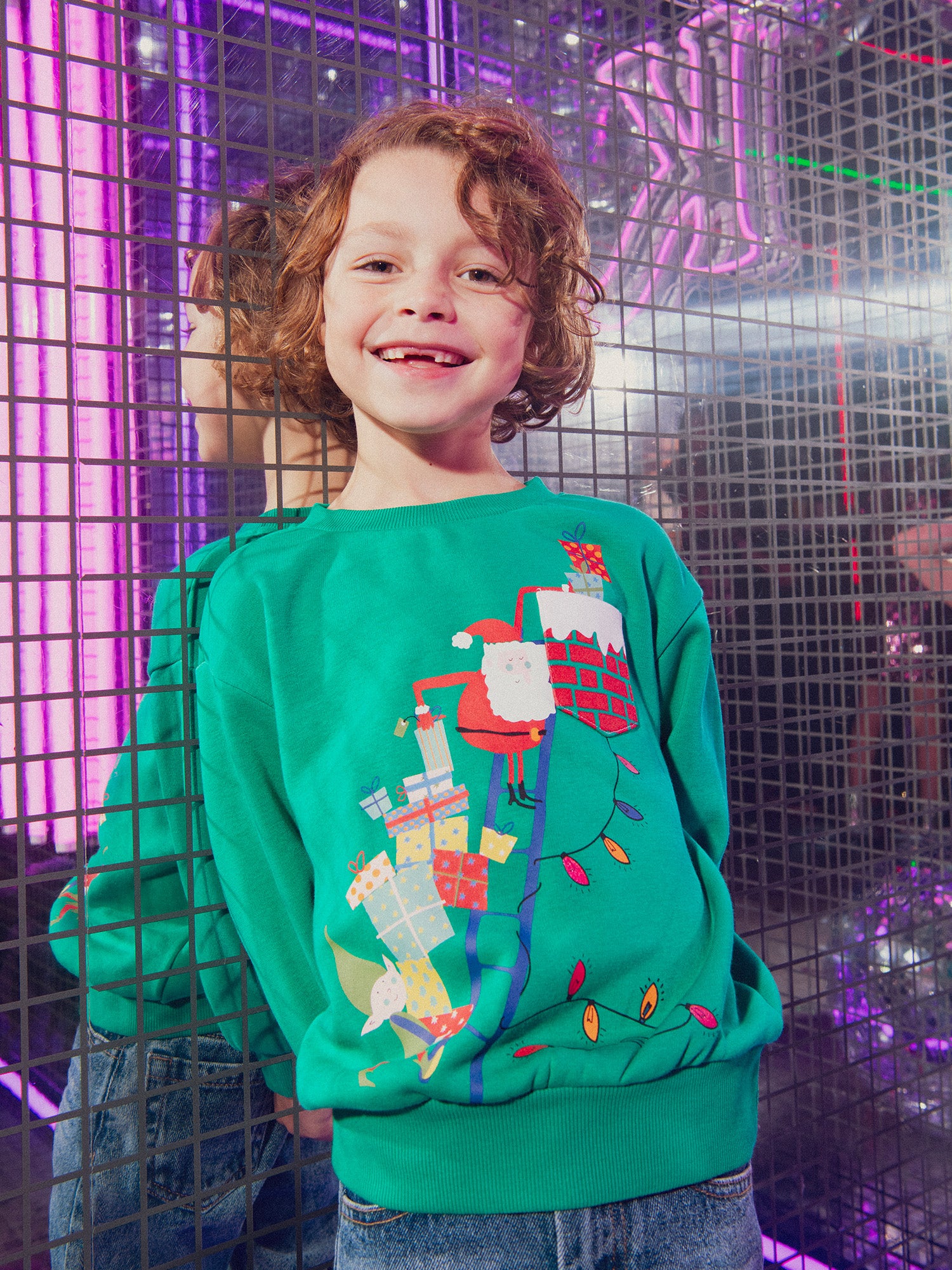 Sudadera de animación de Papá Noël