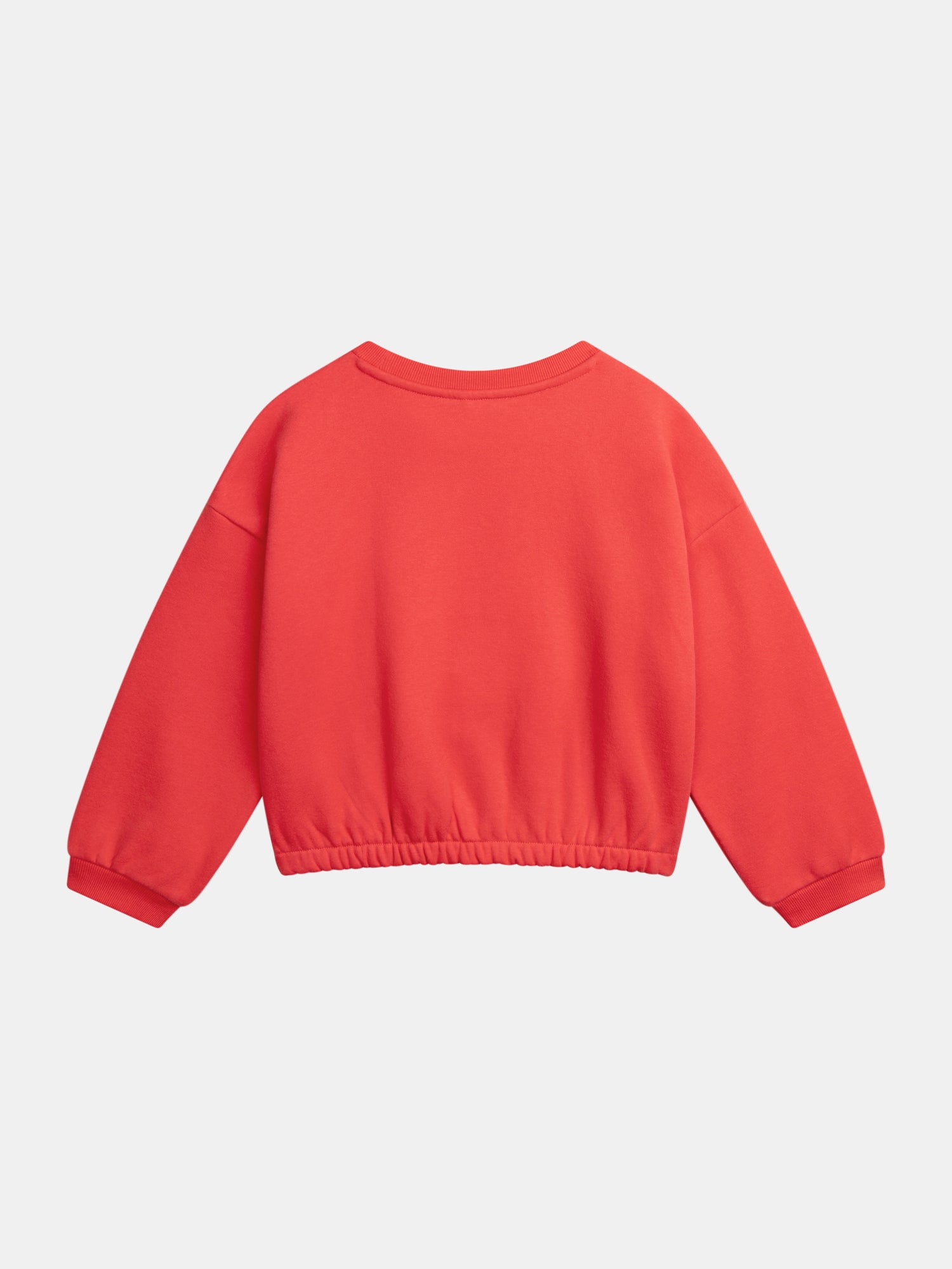 Sweat rouge animation chien pour fille
