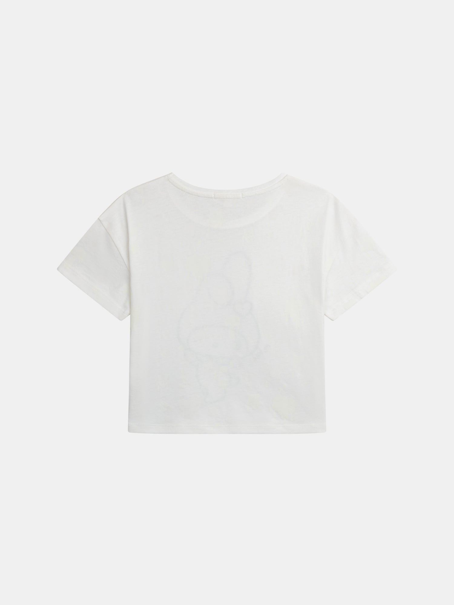 Camiseta blanca con estampado foto-crómico