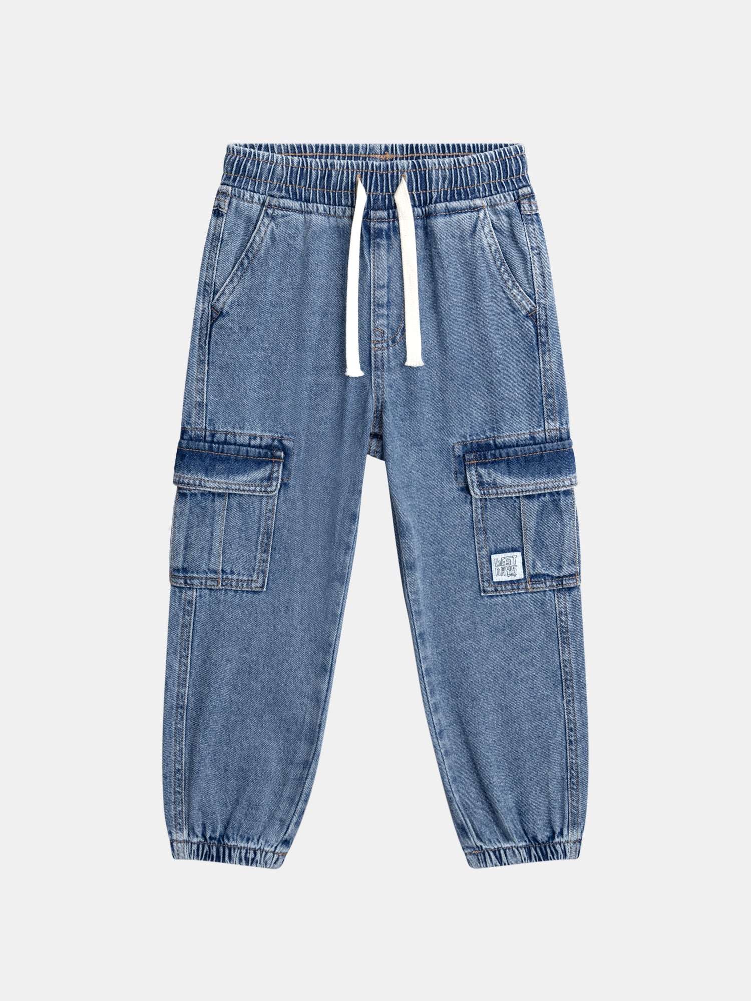 Pantalon cargo en denim pour garçon