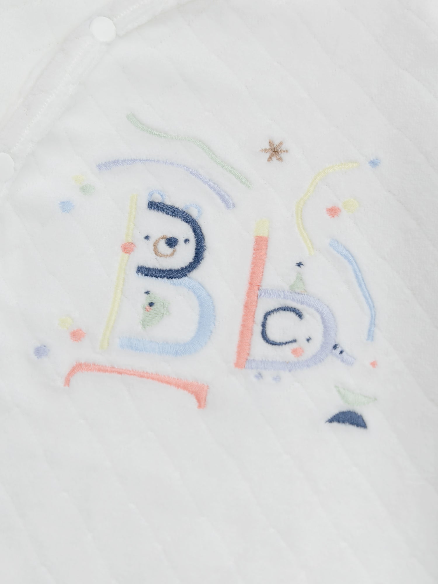 Mameluco Nacimiento con Bordado Colorido