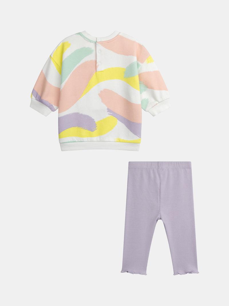 Conjunto Impreso Colorido para Niña