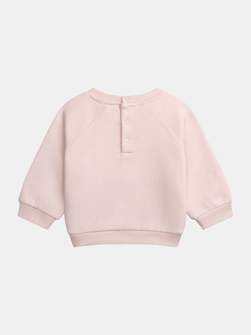 Conjunto de motivo corazón para bebé niña
