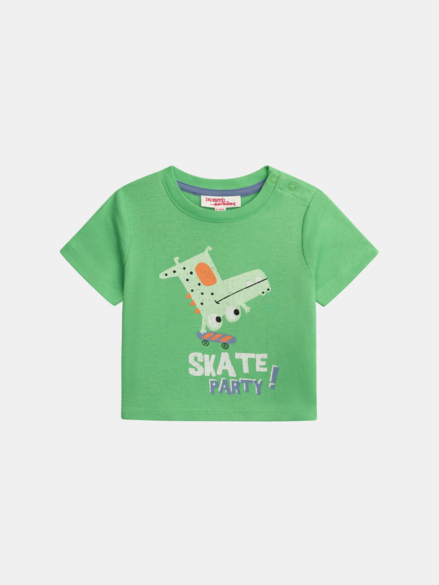 Camiseta  "Skate Party" para bebé niño