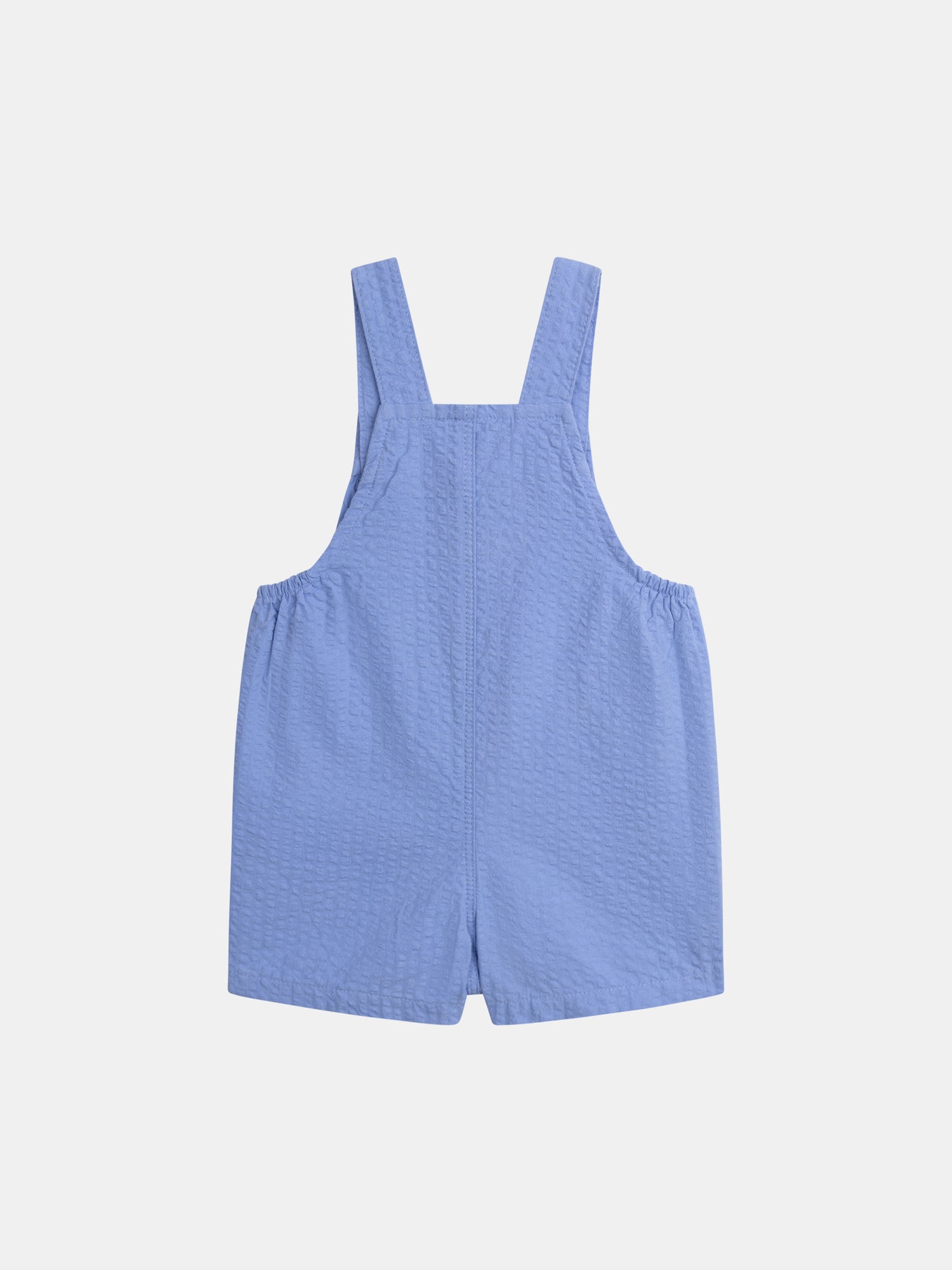 Pantalones cortos de bib azul para bebé niño
