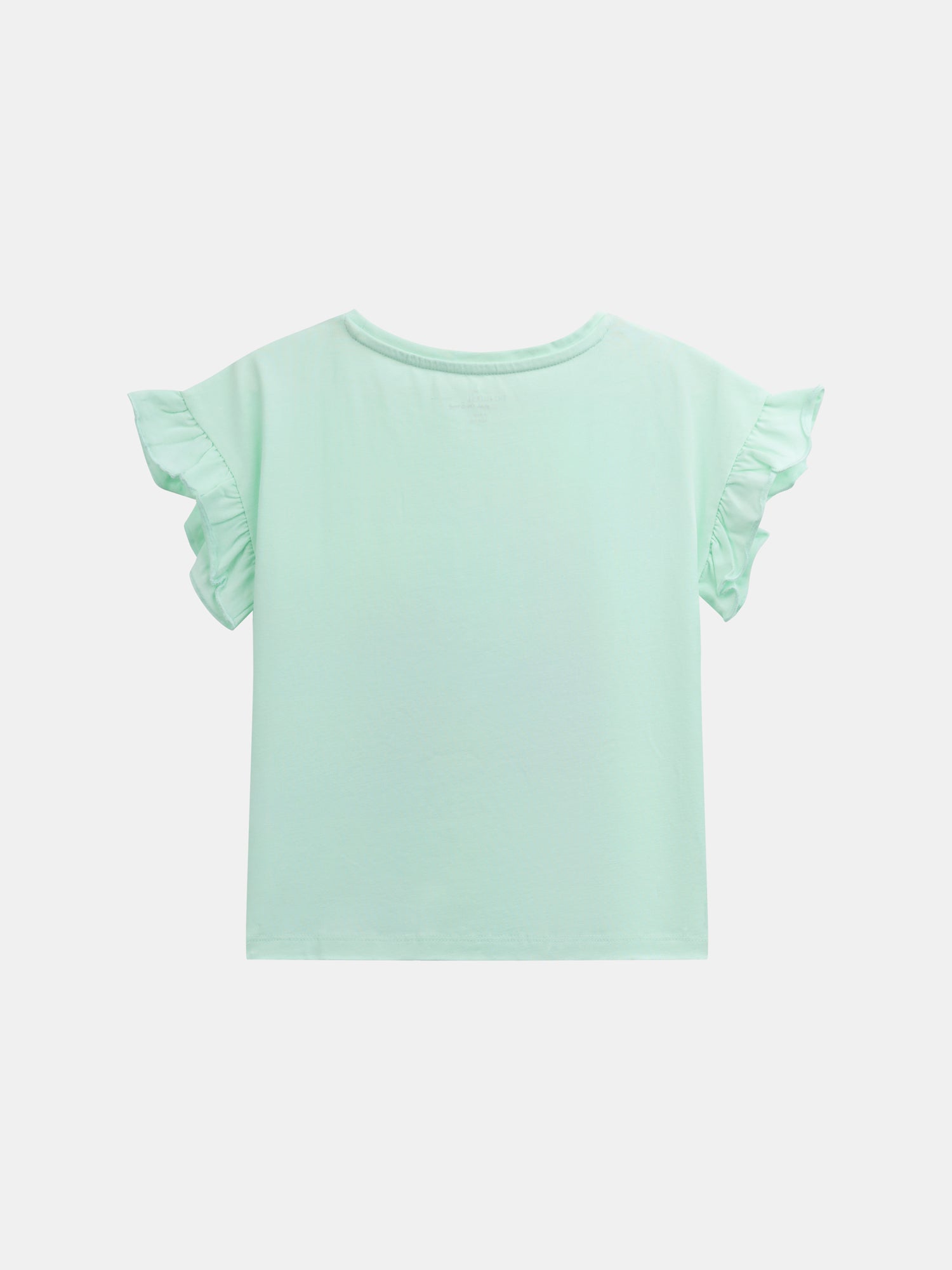 Pijama corto fosforescente impreso "Exotic Mood" para niña