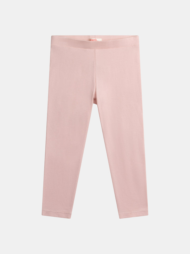 Legging rose pailleté pour fille