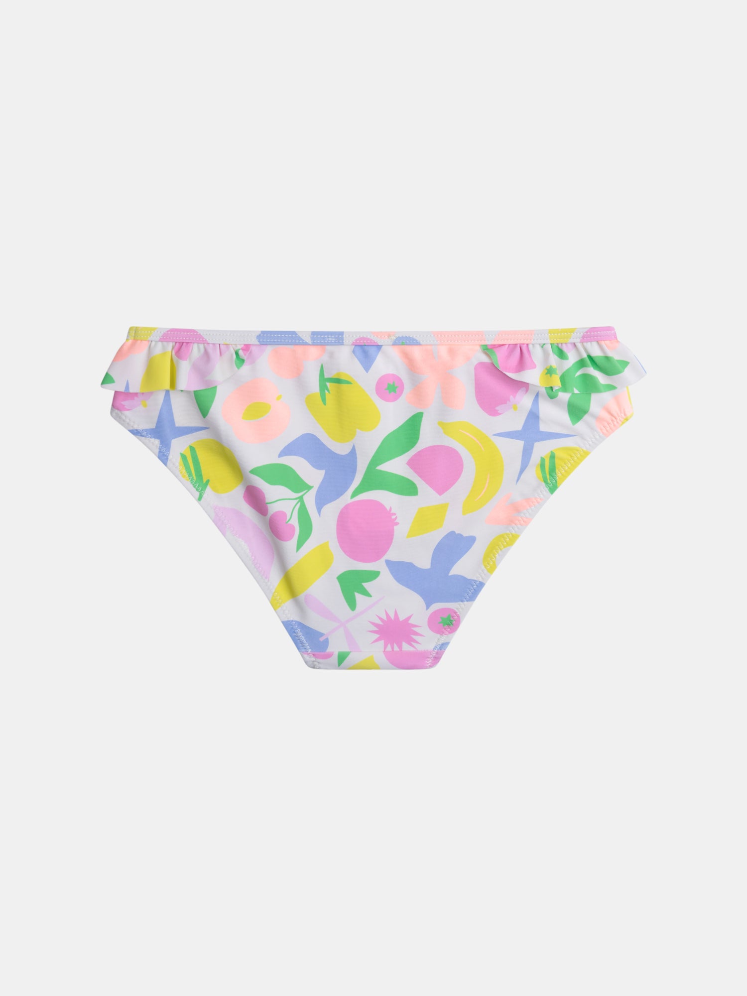 Ensemble de bain UPF 50+ 2 pièces imprimé coloré pour fille