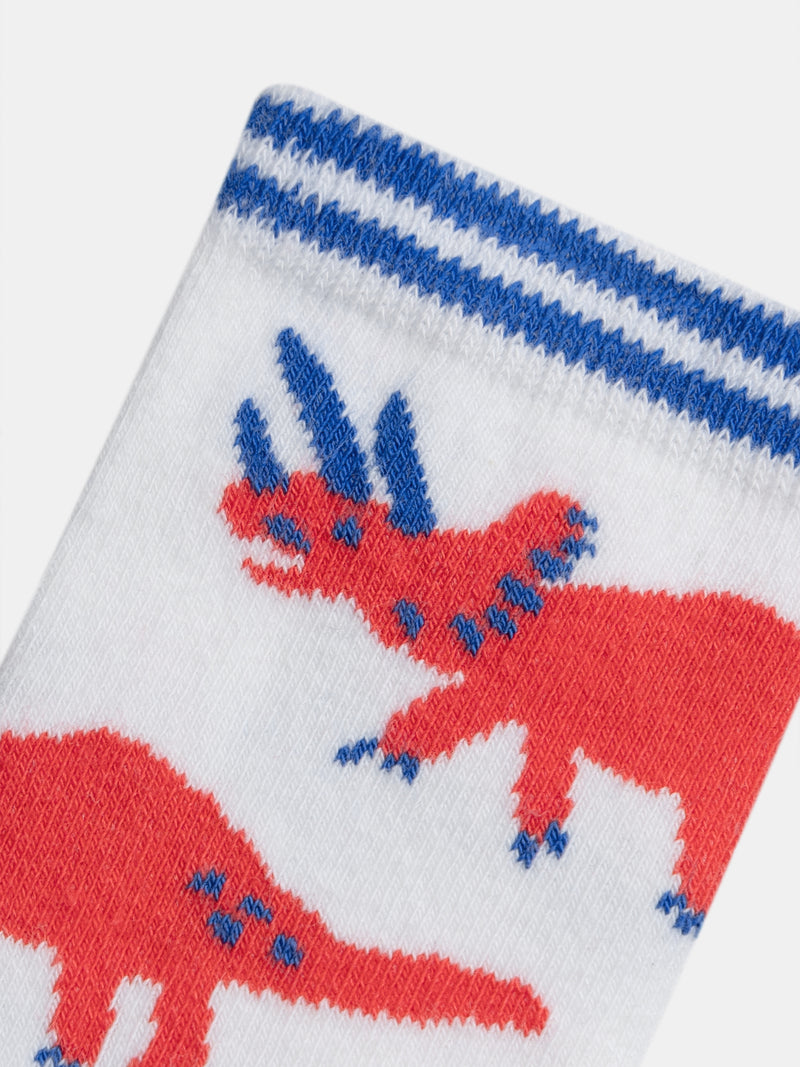 Calcetines con motivo de dinosaurios para niños