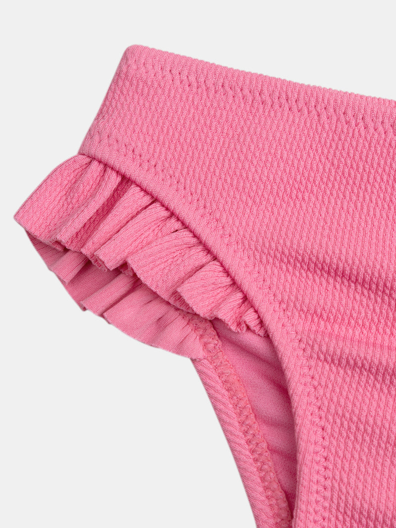Pañal de baño rosa para bebé niña