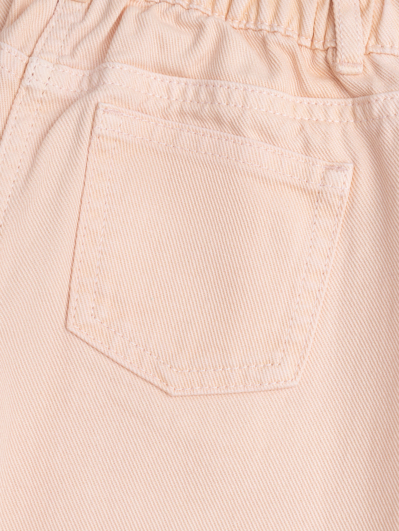 Pantalon rose à poches pour fille