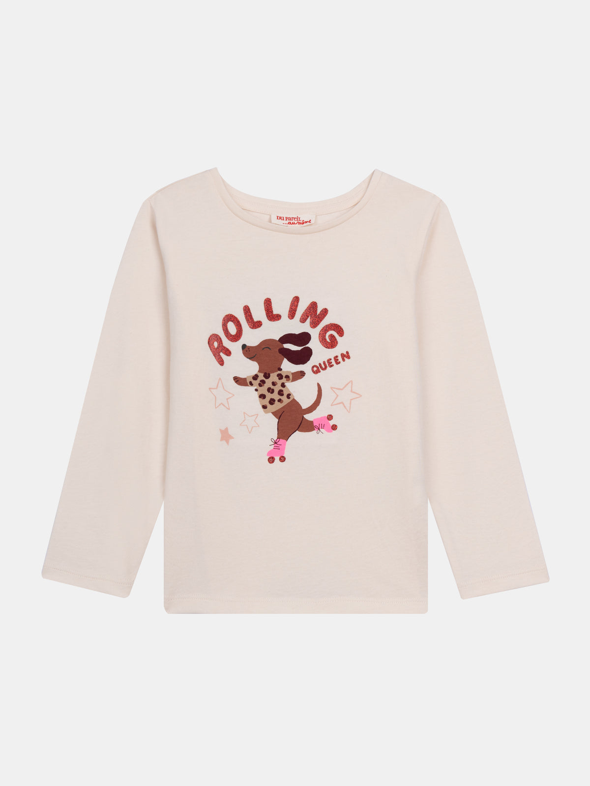 Tee Shirt Manches Longues Ecru