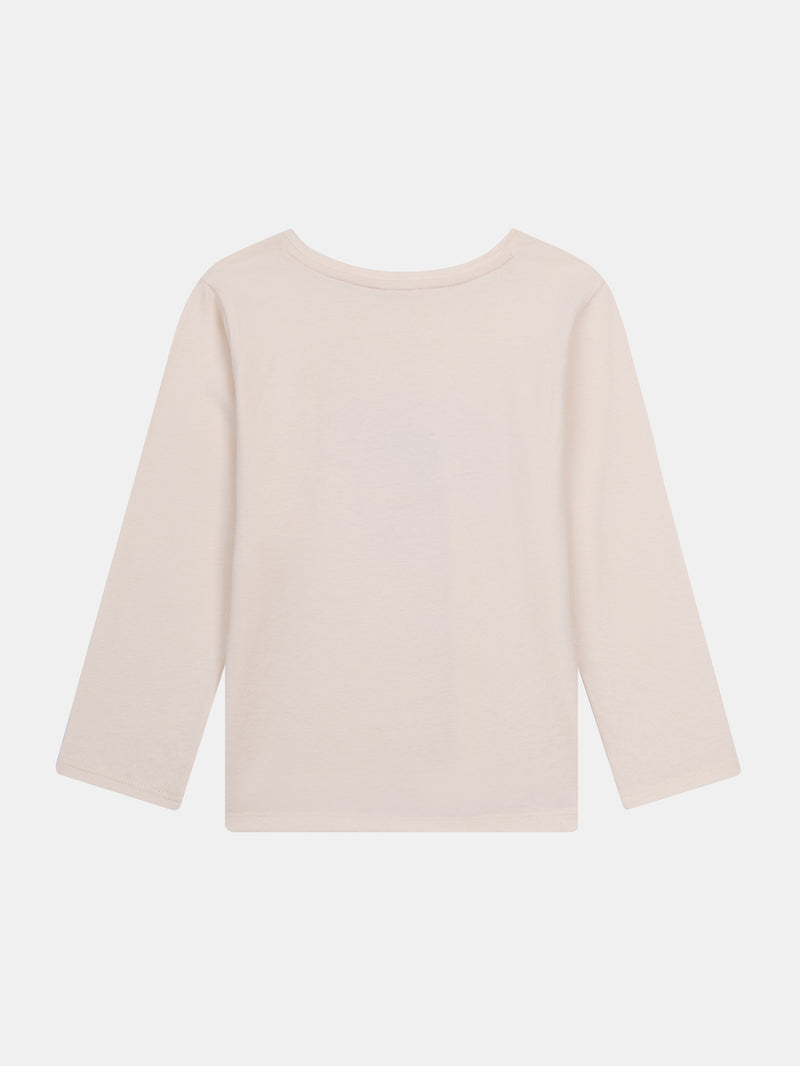 Tee Shirt Manches Longues Ecru