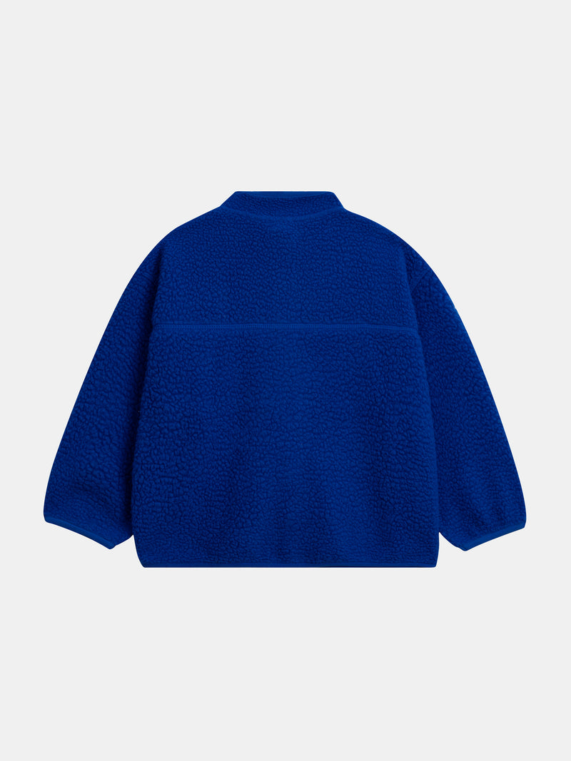 Chaleco azul con cremallera para niños
