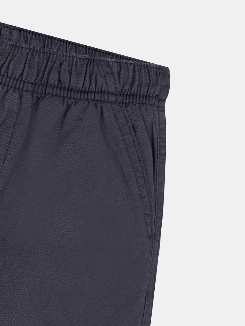 Pantalones grises forrados calientes para niño