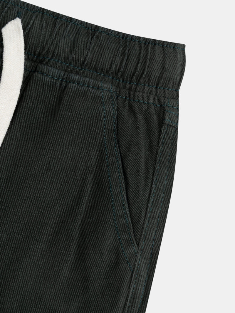 Pantalon vert à poches pour garçon