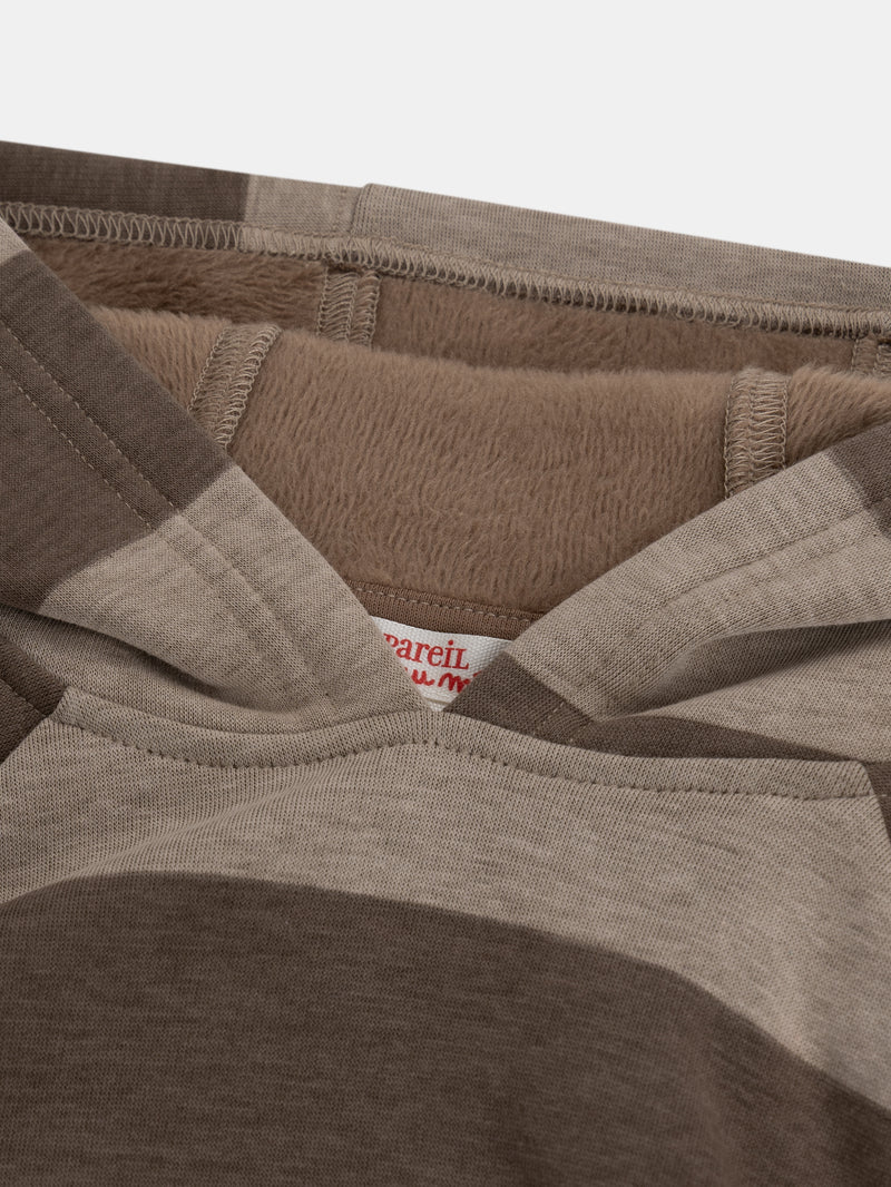 Sudadera rayada con capucha para niños