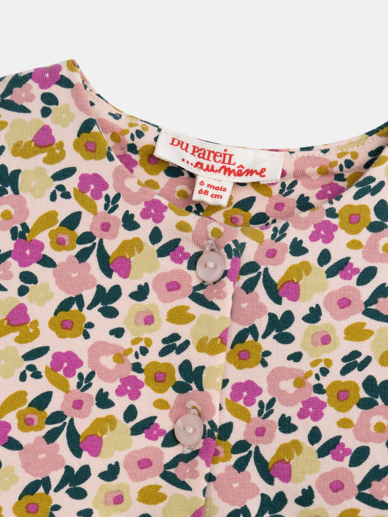 Ensemble robe imprimée et legging "Wild Campus" pour bébé fille