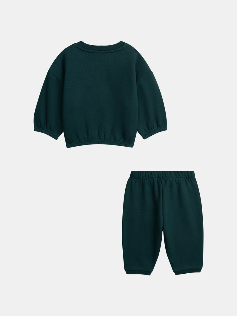 Ensemble vert "Wild Campus" pour bébé garçon