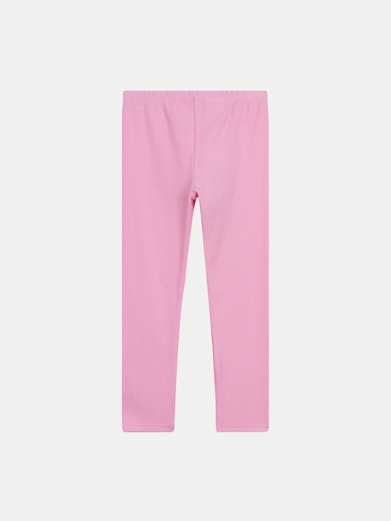 Conjunto de pijama de 2 piezas de terciopelo y leggings con estampado de galaxia para niña