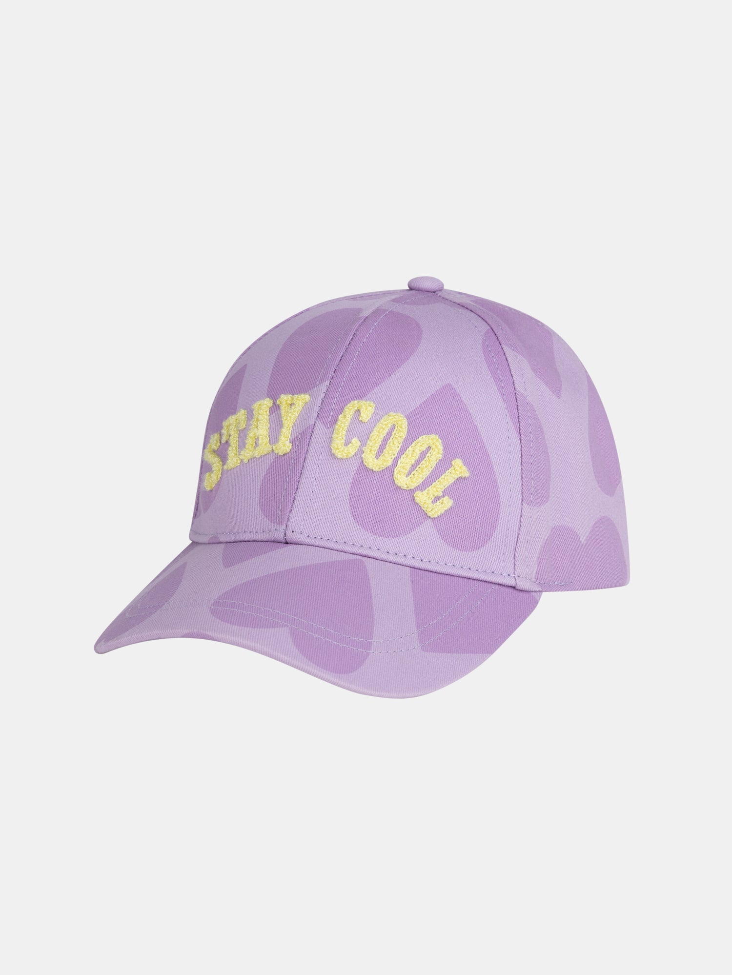 Casquette avec imprimé coeur et écriture pour fille