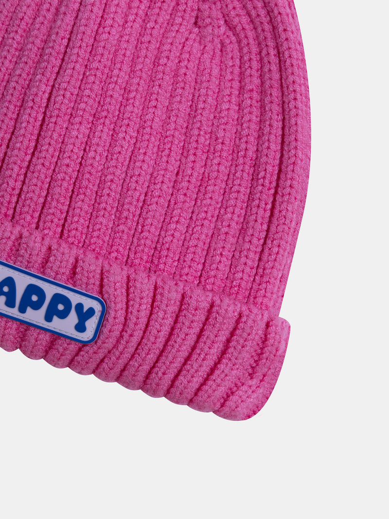 Gorro rosa para niña
