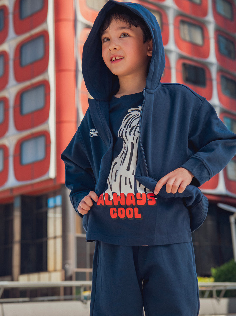Sudadera Azul Marino para Niño