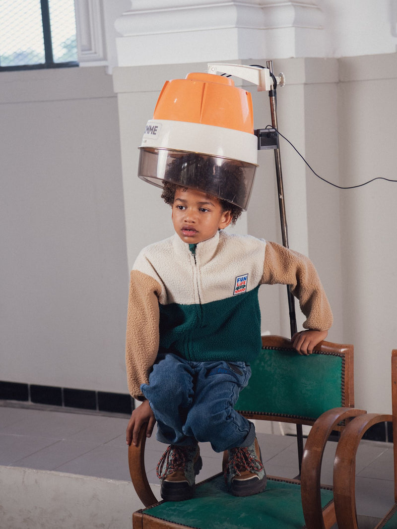 Chaleco colorblock para niño
