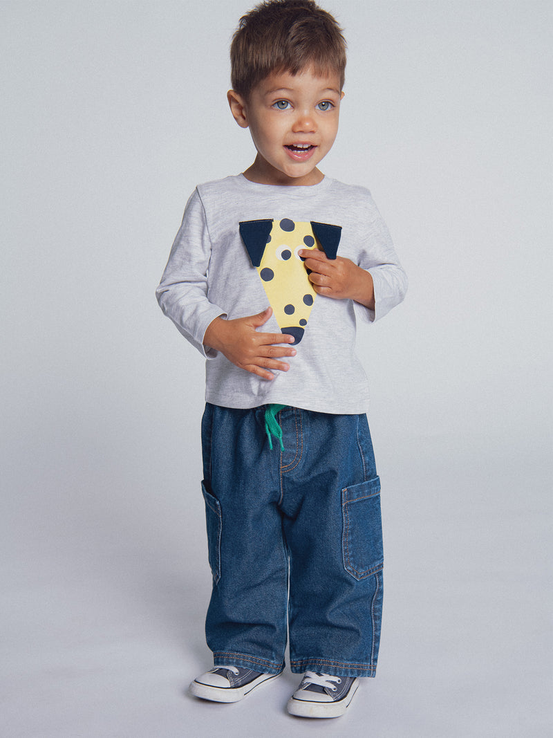 Jeans "ARTY SCHOOL" para bebé niño