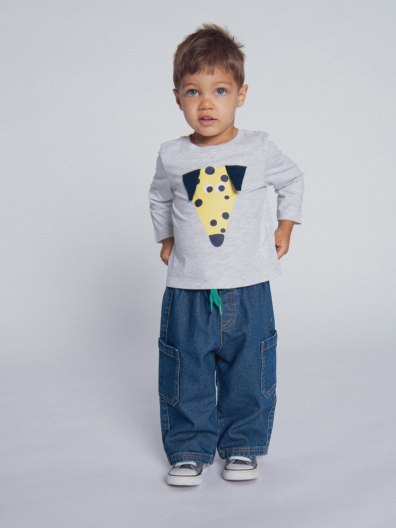 Jeans "ARTY SCHOOL" para bebé niño