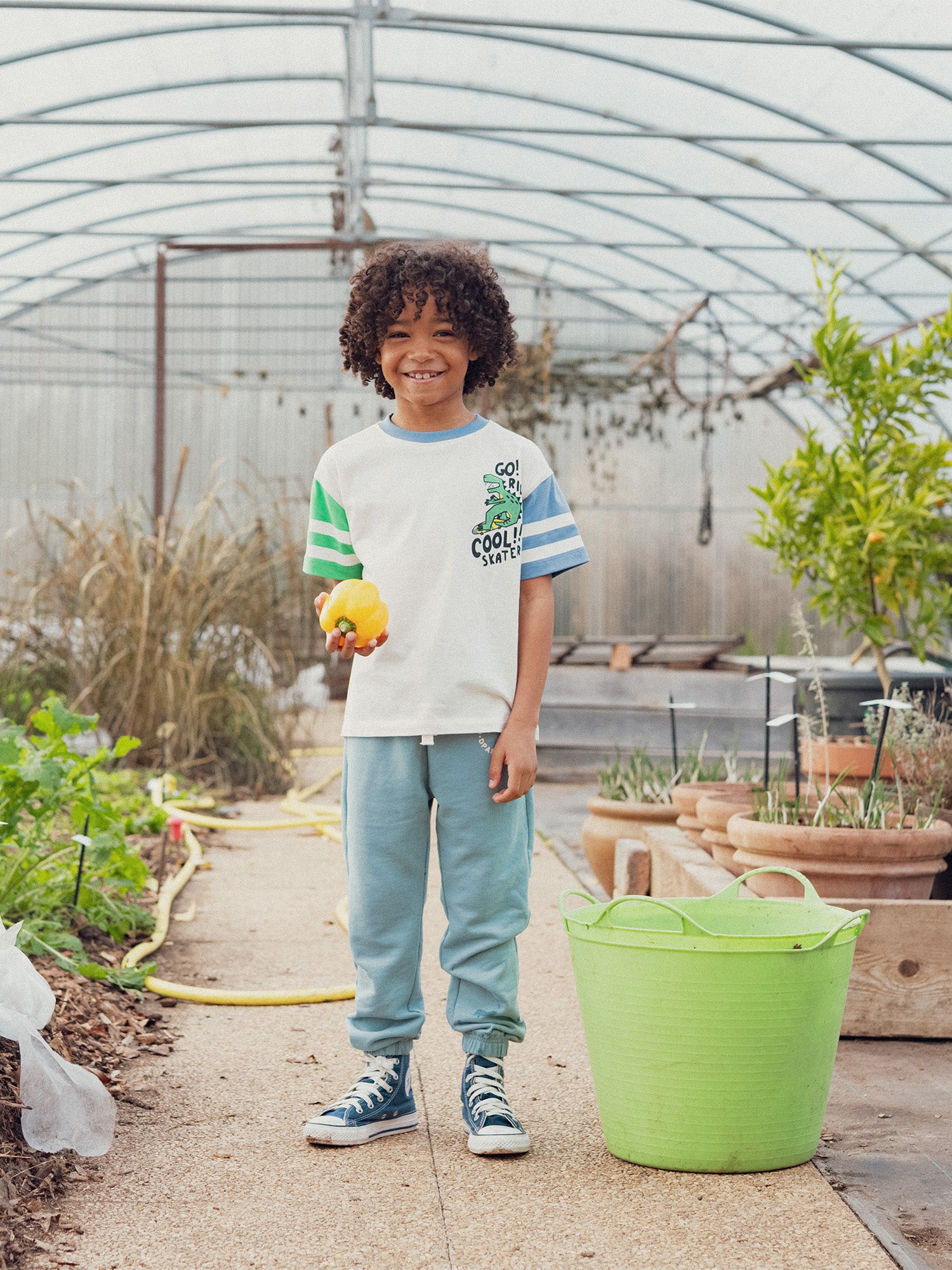 Bas de jogging bleu pour garçon