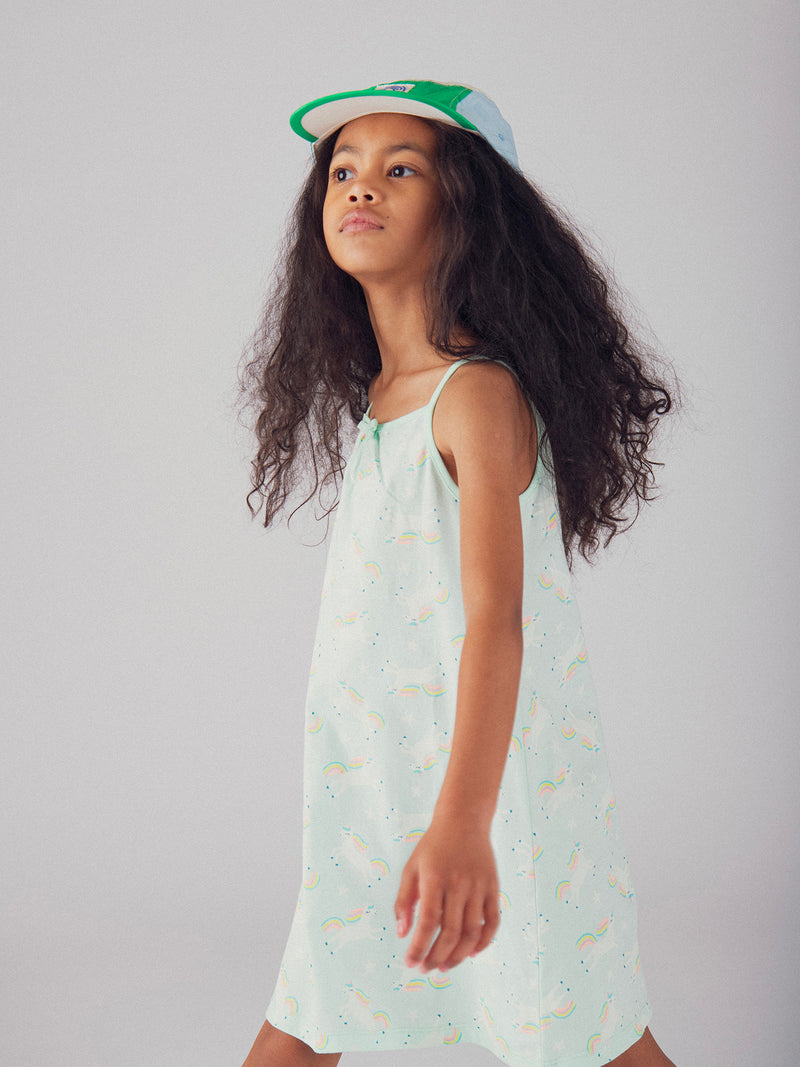 Ropa de noche fosforescente con estampado de "Unicornios Mágicos" para niñas