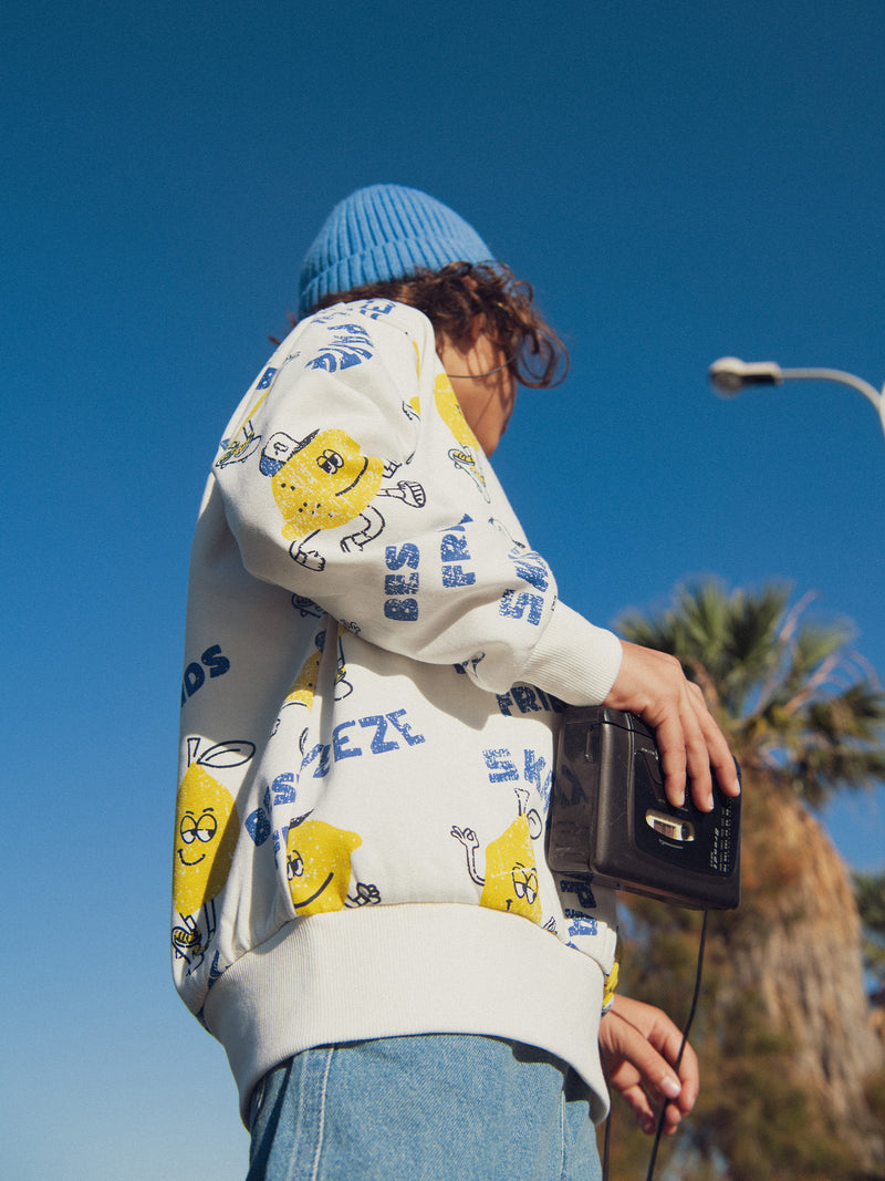 Sudadera Impresa de Limón para Chicos
