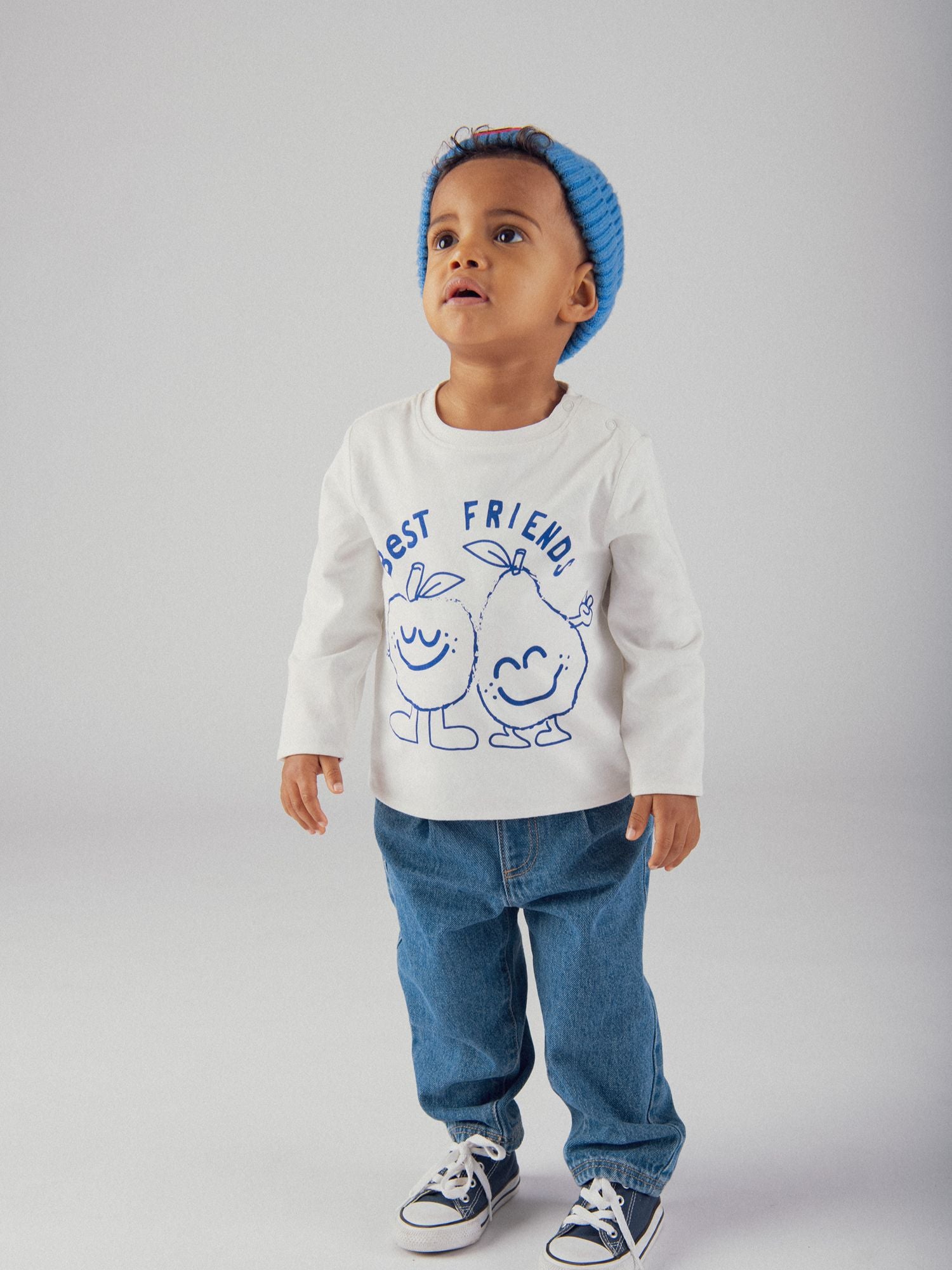 Camiseta reversible con motivo de frutas para bebé niño