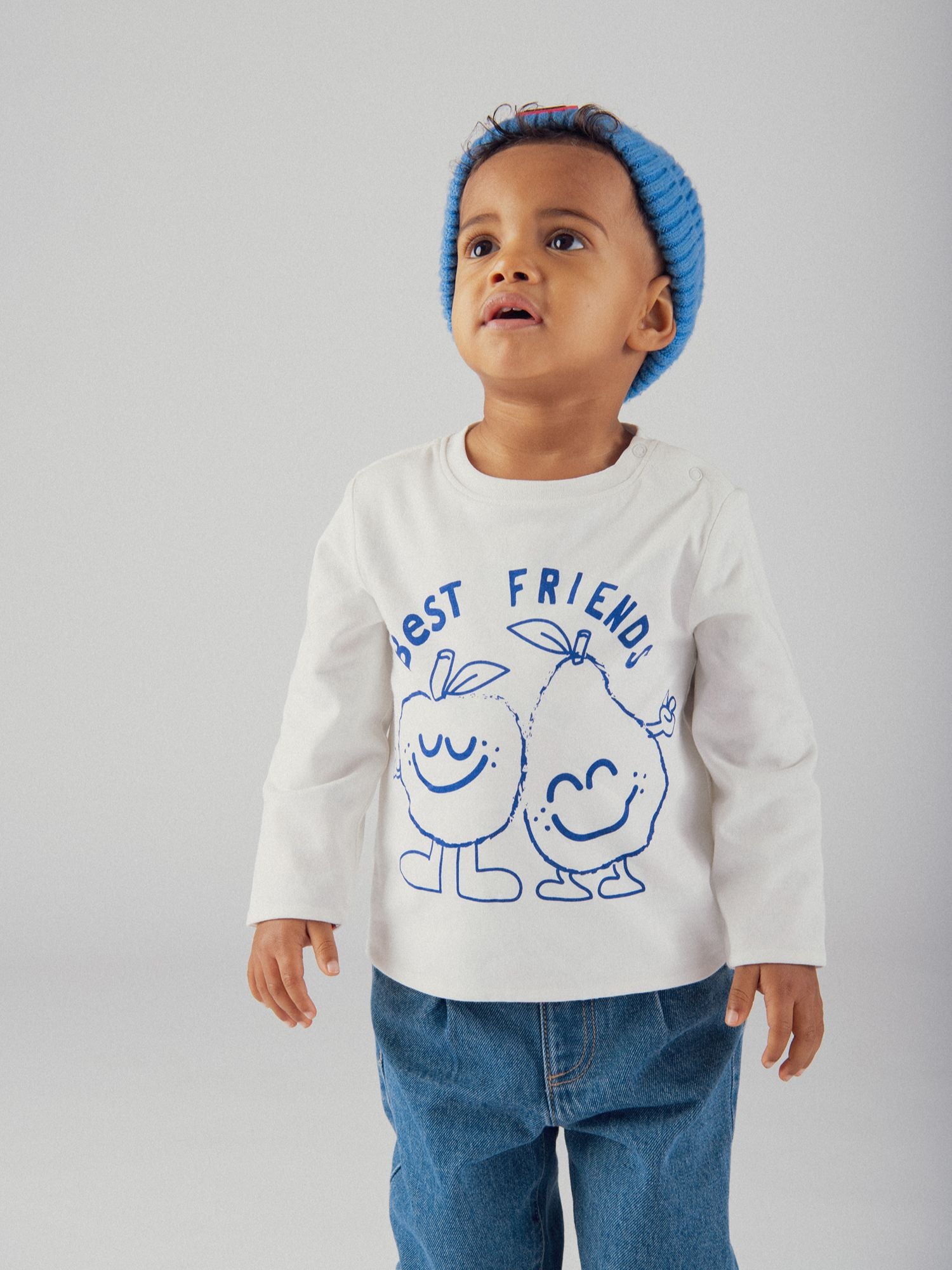 Camiseta reversible con motivo de frutas para bebé niño