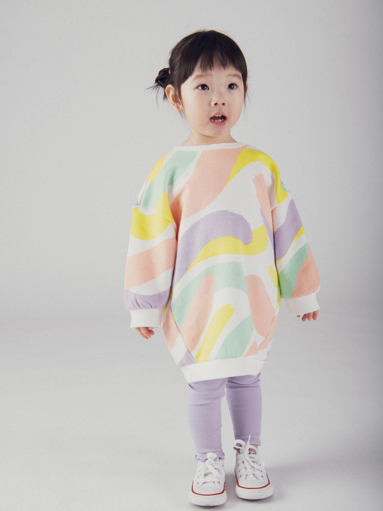 Ensemble imprimé  coloré pour bébé fille